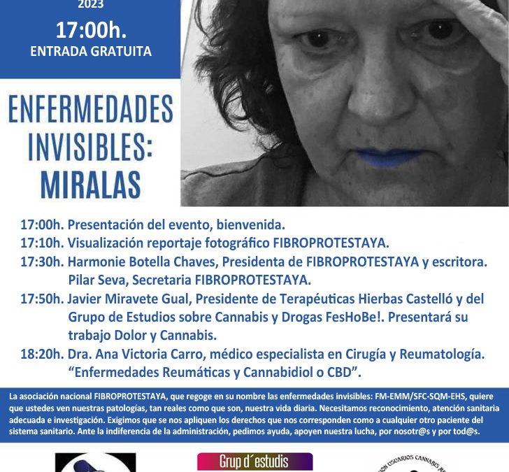 Enfermedades Invisibles, míralas. FIBROPROTESTAYA Castellón.